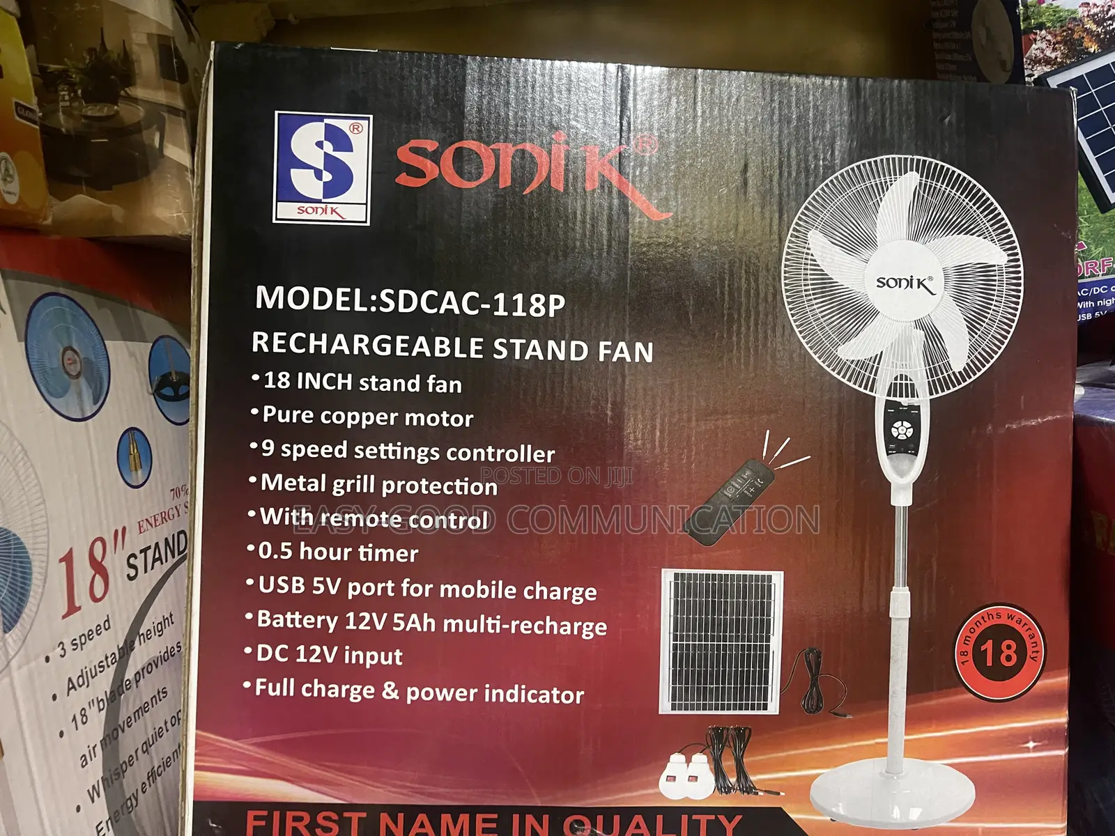 Sonik Model: Sdcac-118p