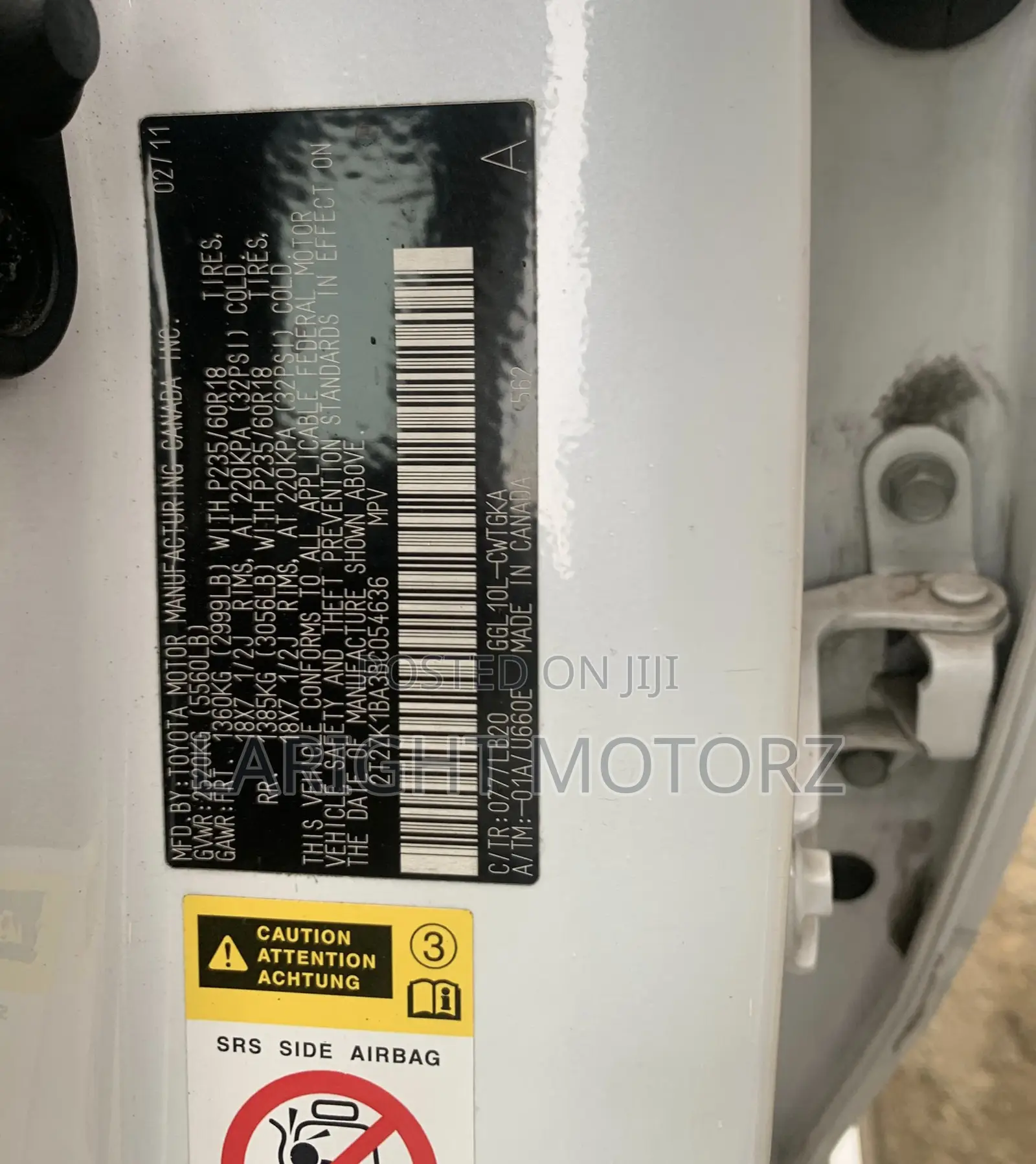 Lexus RX 350 2011 White