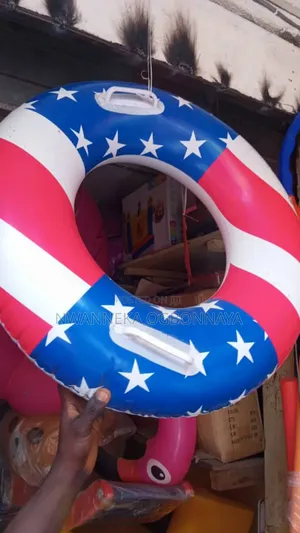 PVC Swimming Ring Bright Color Shiny