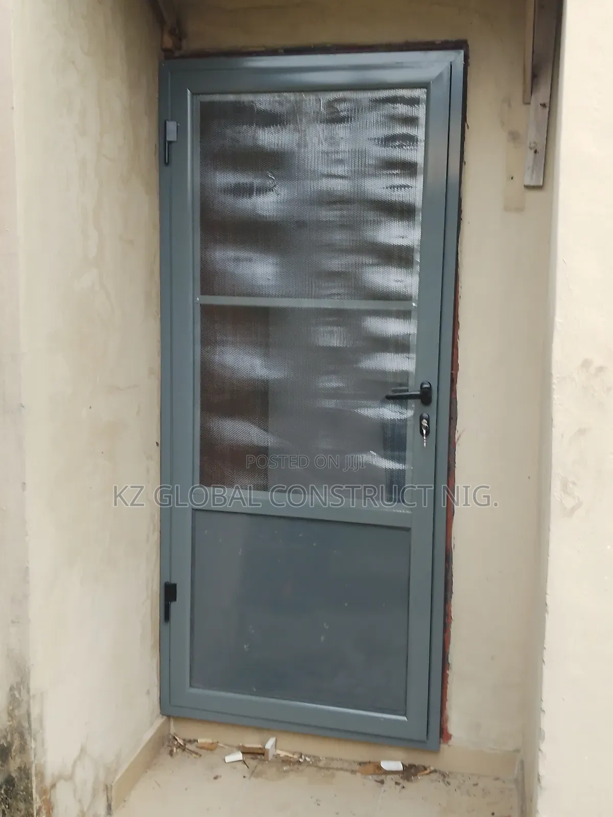 Aluminum Single Panel Hinge Door Net