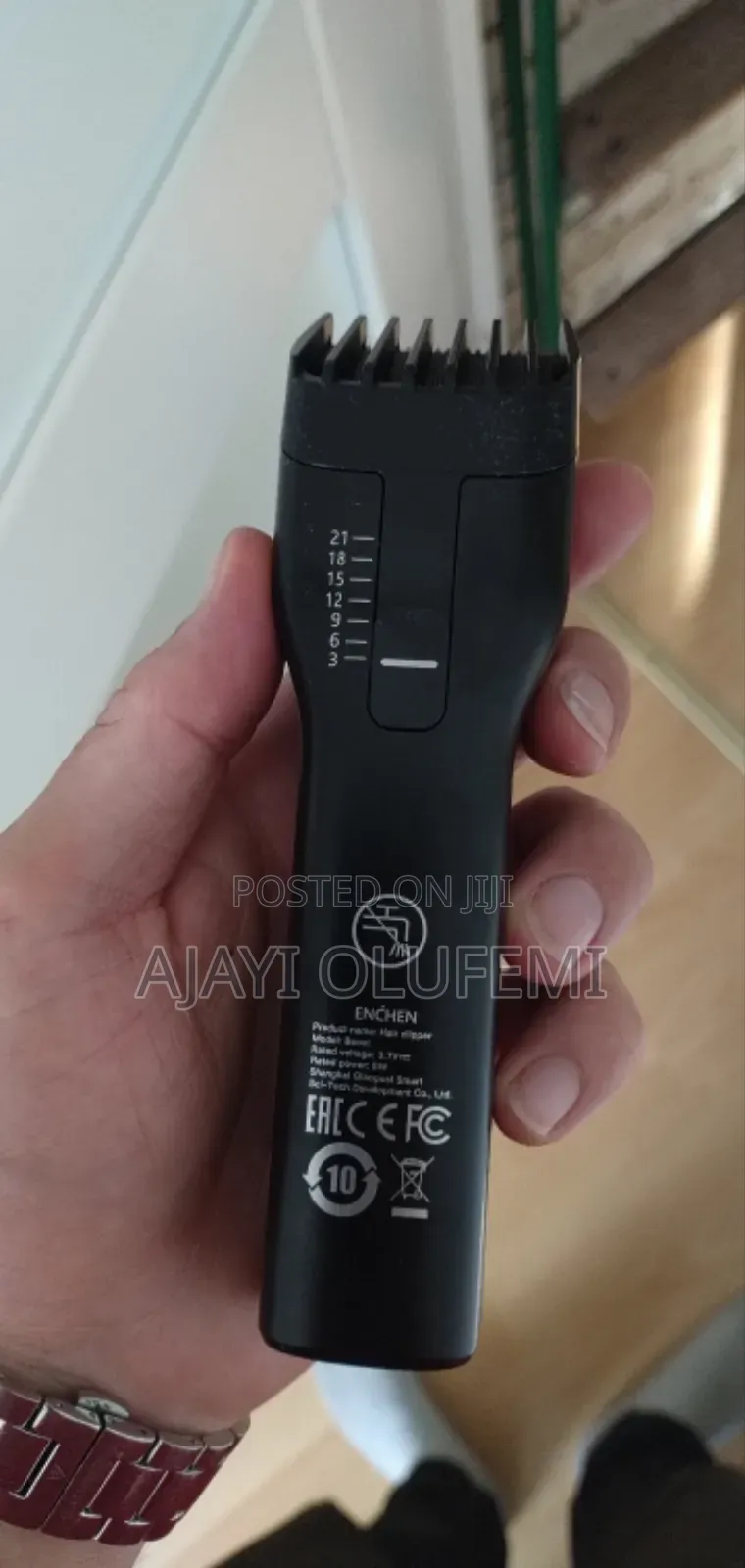 Enchen Boost Electric Hair Clippers.