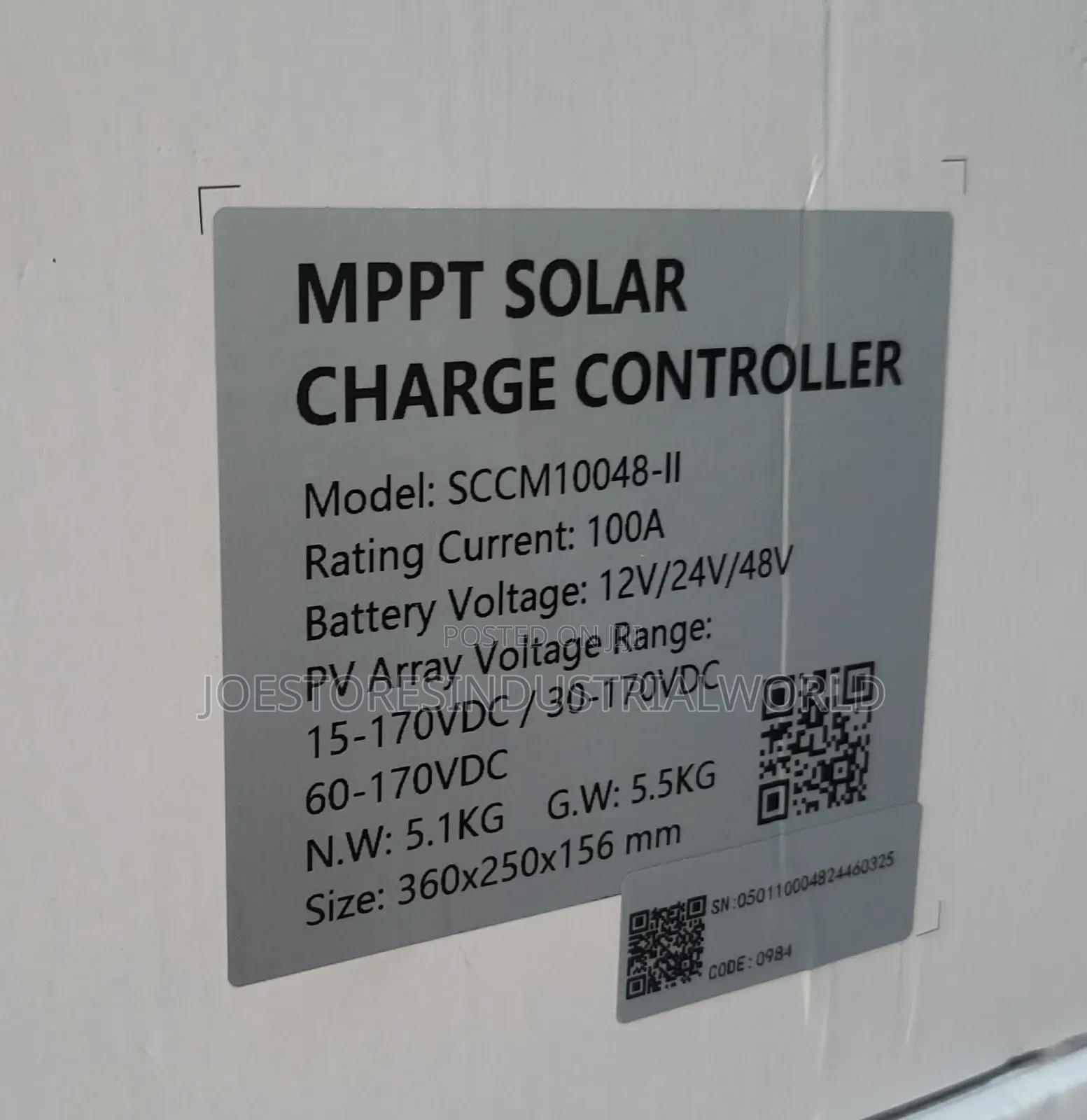 Felicity MPPT Charger Controller 100a