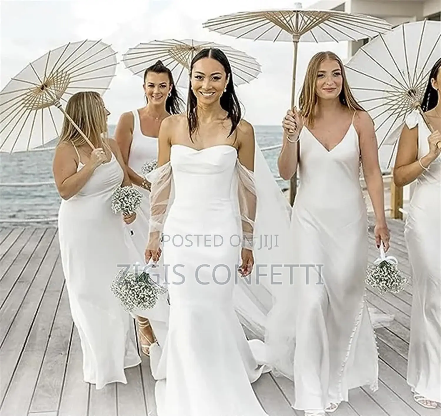 White Parasols