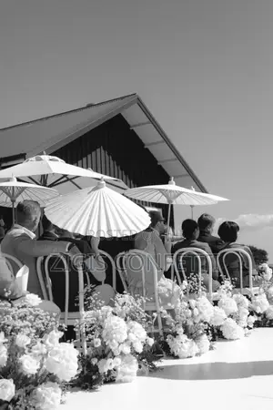 White Parasols