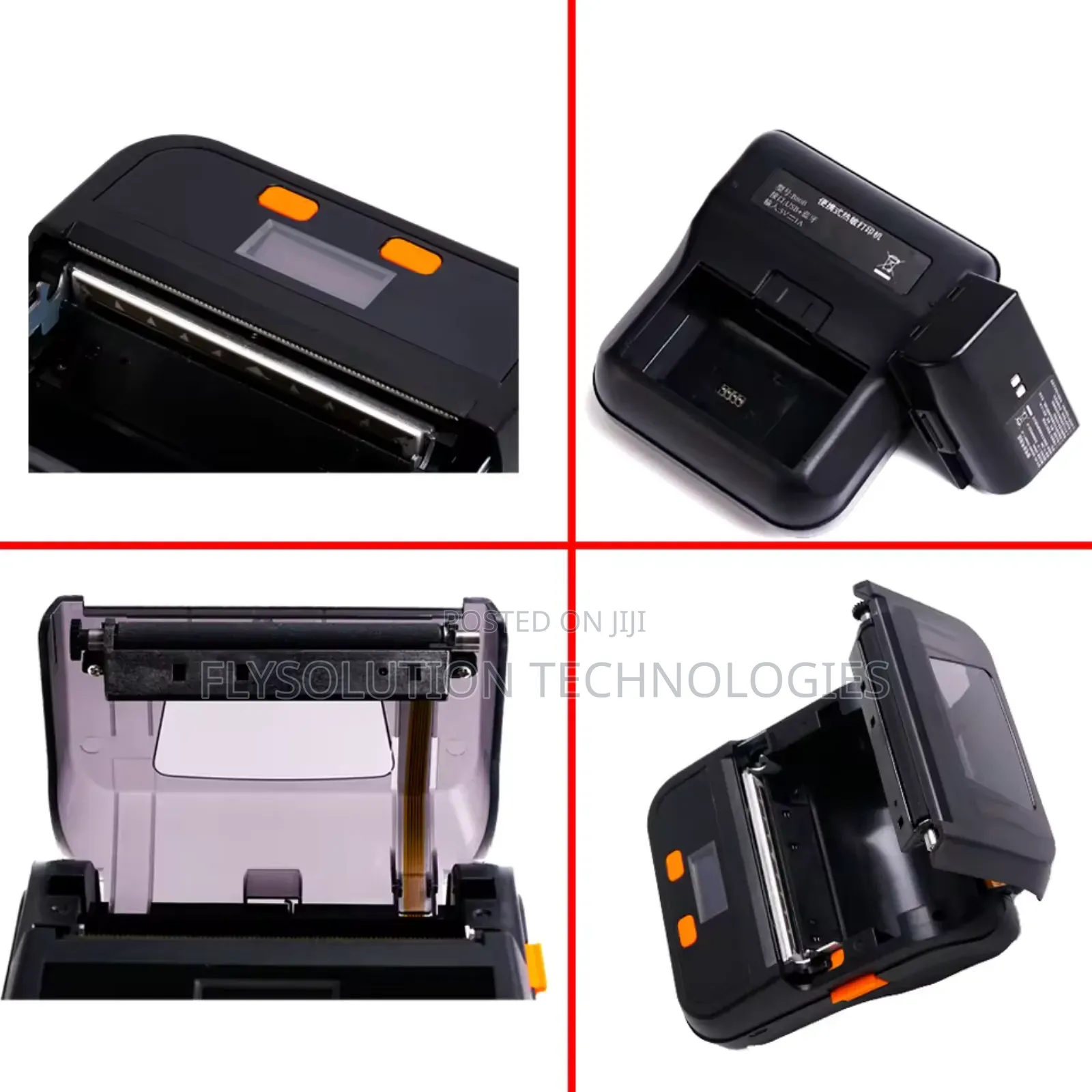 80mm Wireless Bluetooth Portable Thermal Printer Receipt