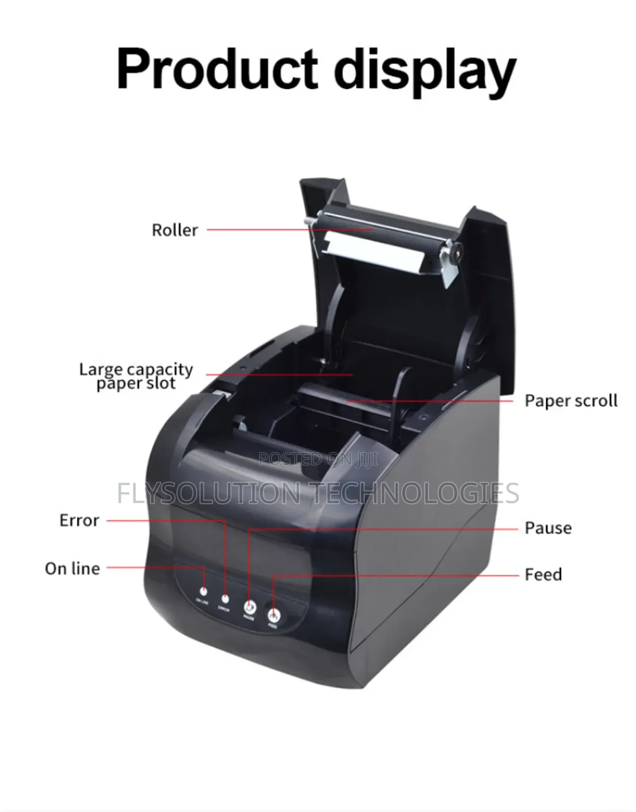 Xprinter Xp-365b Bluetooth Thermal Receipt Printer