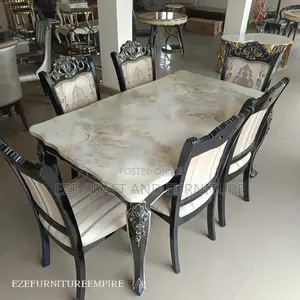 Royal Sturdy Marble Dining Set