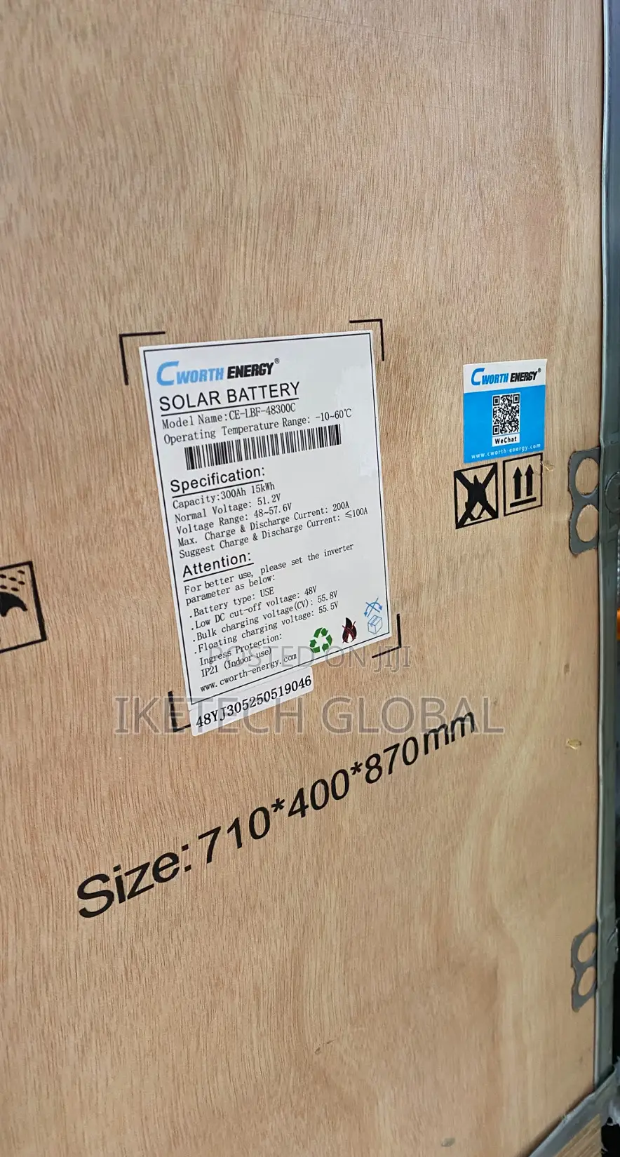 15kwh Cworth Lithium Battery