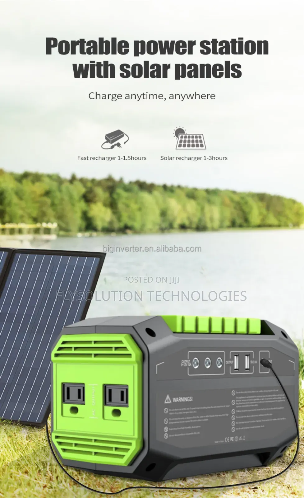 200w Portable Power Station 54600mah Solar Generator