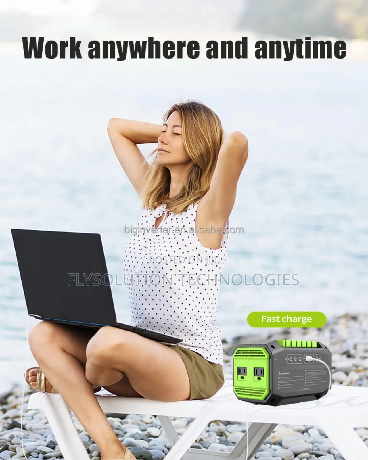 200w Portable Power Station 54600mah Solar Generator