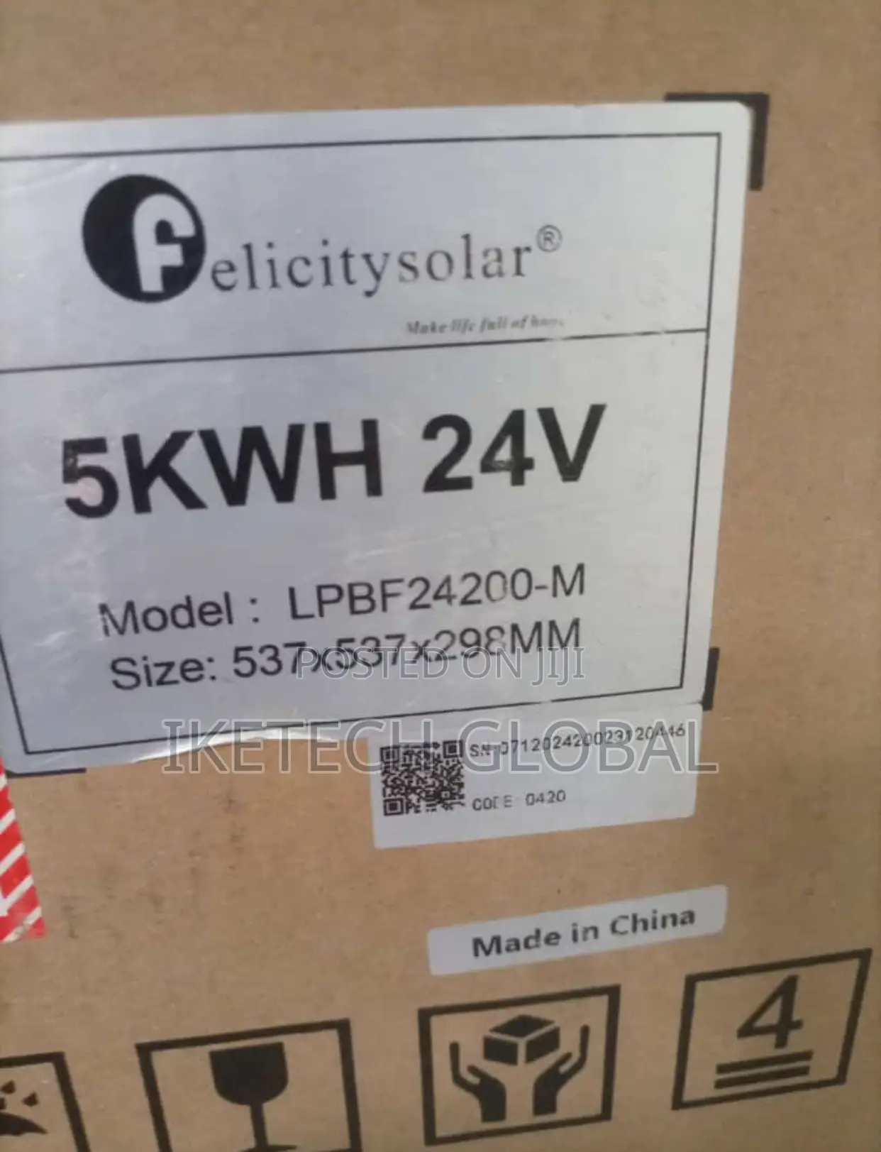 5kwh/24v Felicity Lithium Battery
