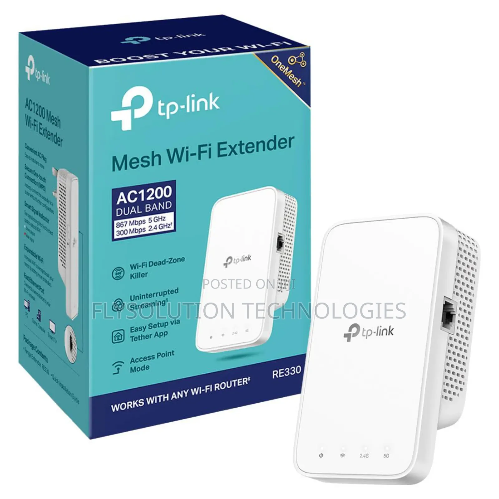 Tp-link Ac1200 Dual Band Mesh I Extender Re330