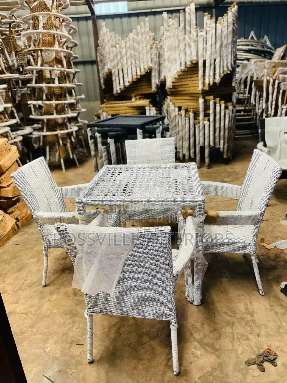 Affordable Rattan Table Chair Set