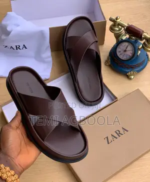 Zara Criss-Cross Men Slippers