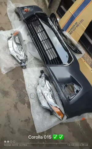 Front Bumper and Fullight Corolla 2014