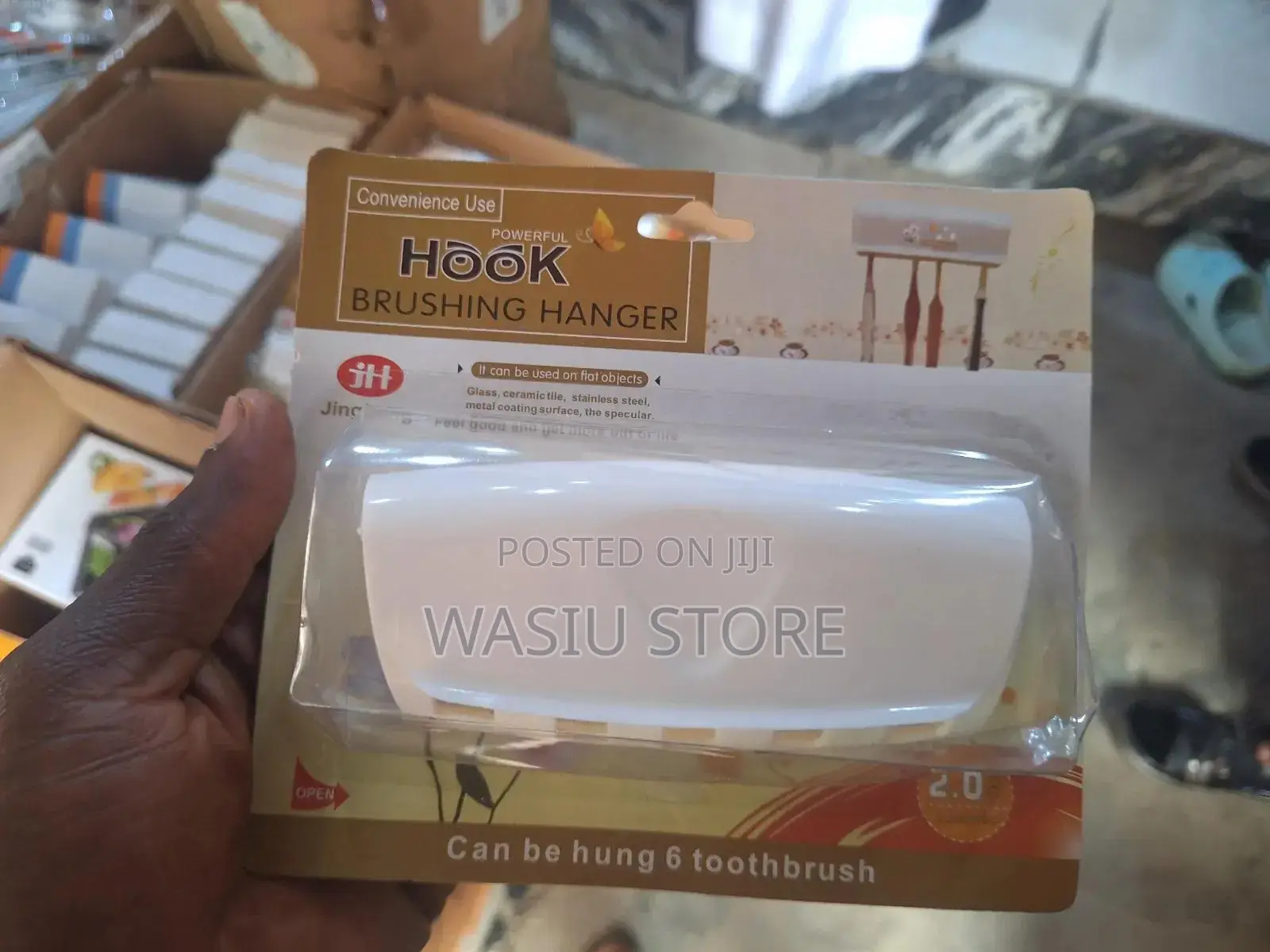 5 Wall Mounted Toothbrush Holder