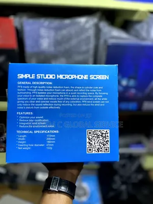 Alctron Pf8 Simple Studio Mic Screen