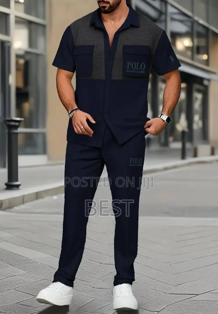 Luxury 2pis Up and Down Collar Neck