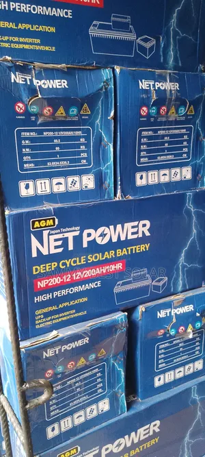 Net Power 200ah Deep Cycle Solar Battery Available.