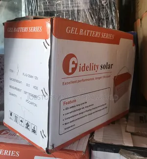Fidelity Gel Battery 120ah 12v