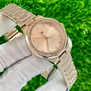 Tommy Hilfiger Quality Luxury Men Chain Strap Wristwatch