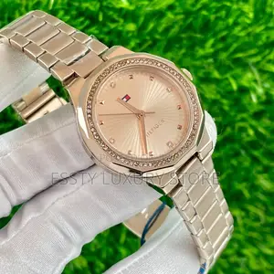 Tommy Hilfiger Quality Luxury Men Chain Strap Wristwatch