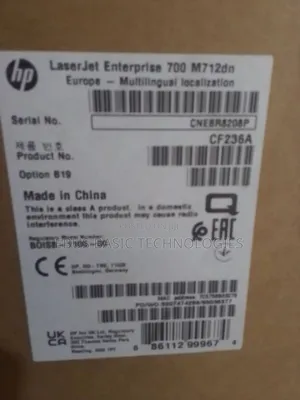 Hp Laserjet Enterprise M712dn A3 Single Printer