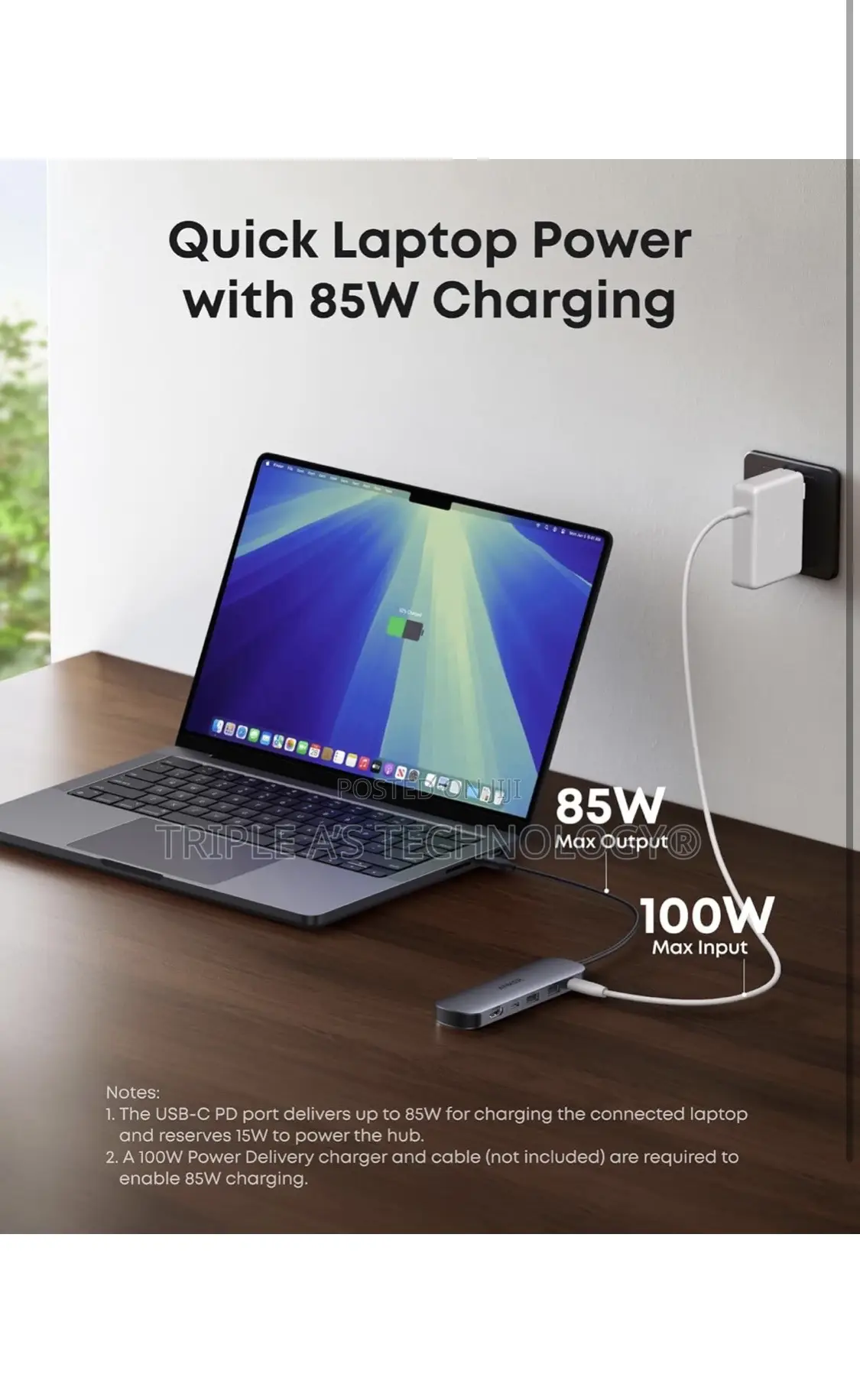 Anker Nano USB C Hub, 7-in-1 Multi-Port USB Adapter for Laptops