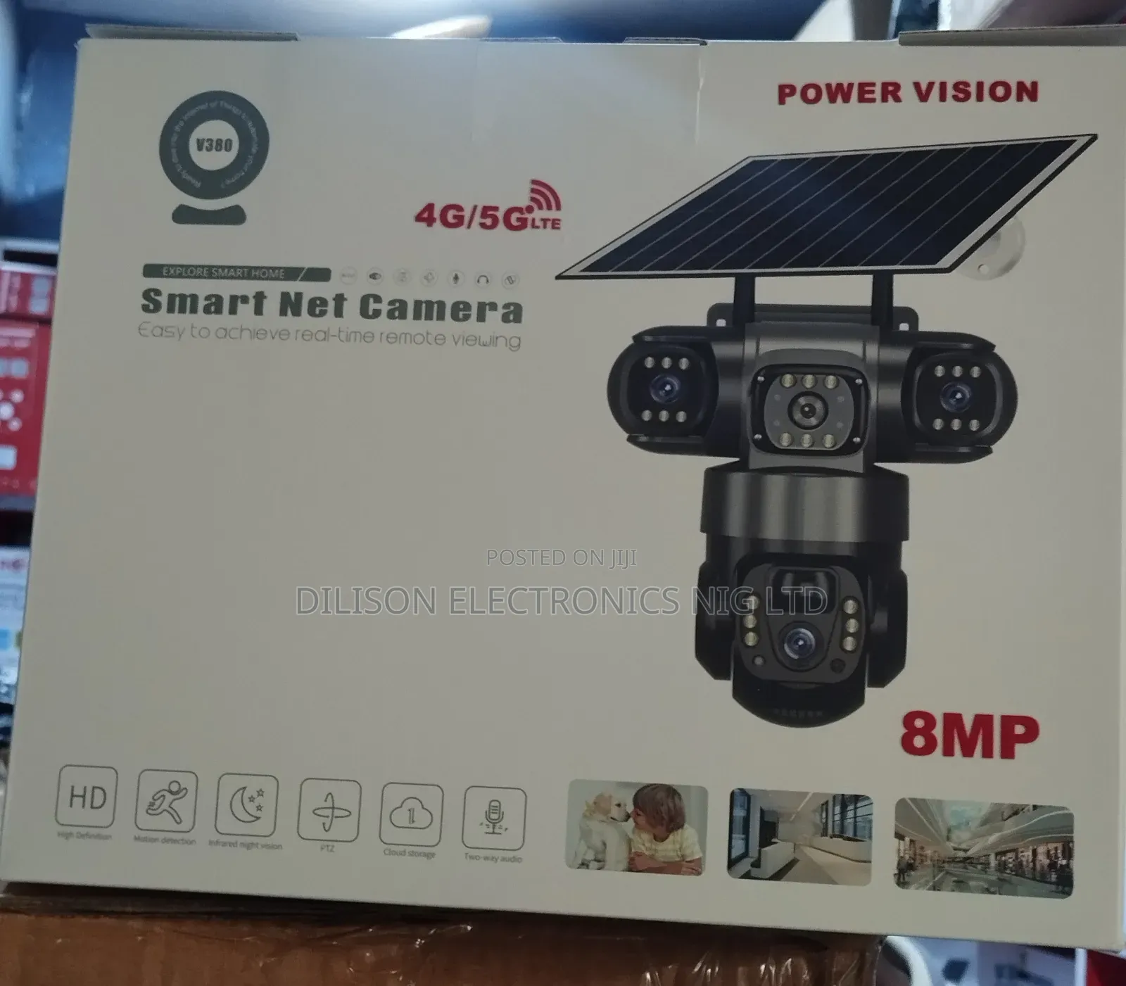 Original 8mp 3 Lence Solar Camera