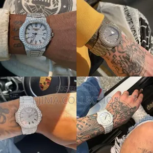 Bustdown Patek Philippe Watch (Moissanite) High Quality