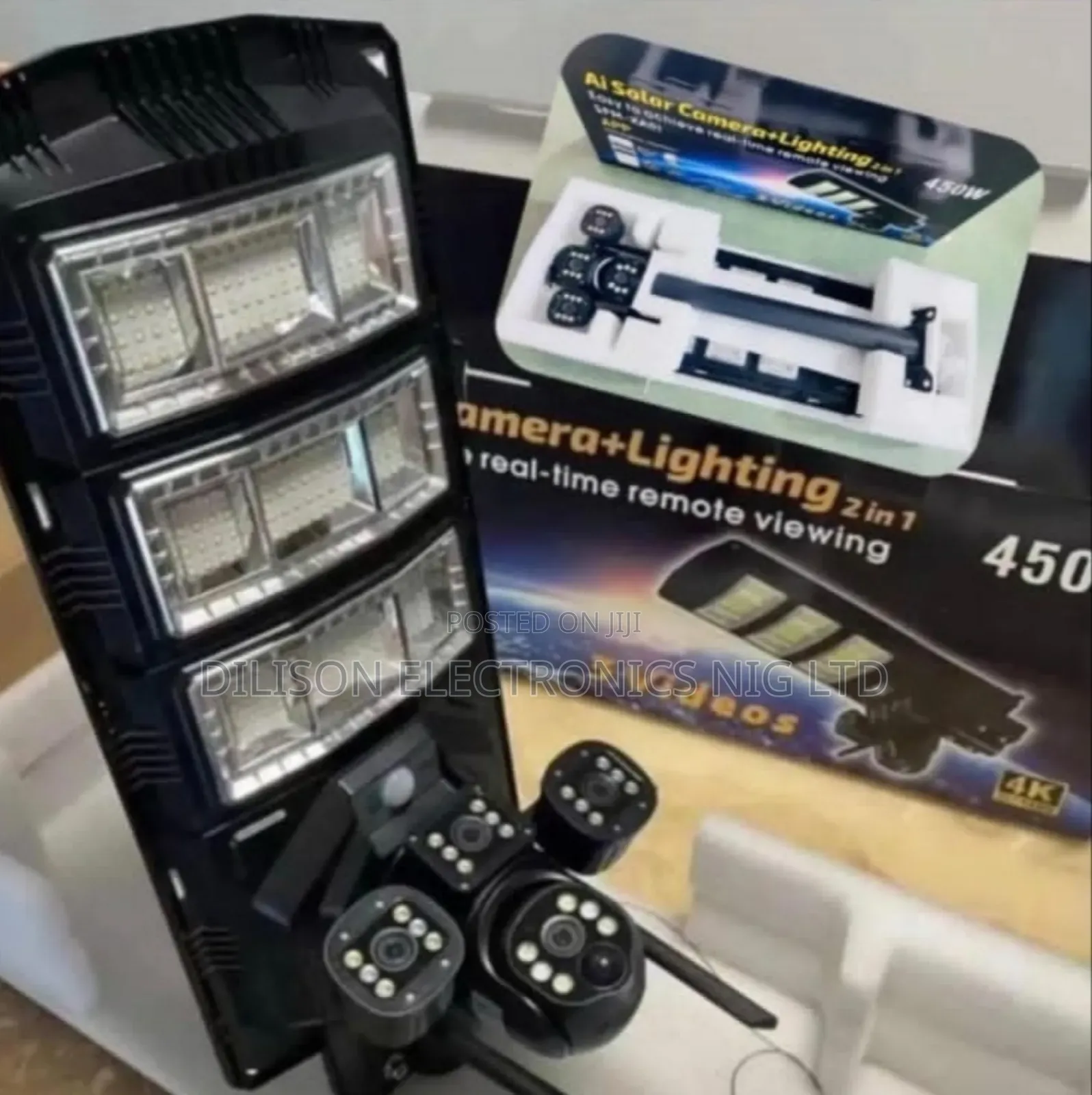 3 Lence Ai Lightning Led Solar Camera