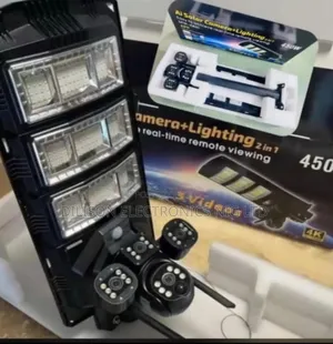 450w 3 in 1 PTZ Solar Camera Lighting Led