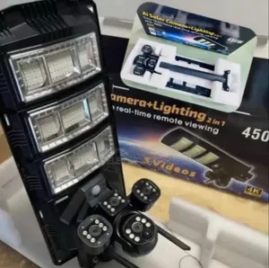 Solar Camera Lighting All in One PTZ Smart Led Light