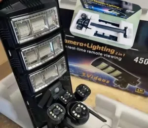 Bright View PTZ Solar Camera Lighting 3 Lence