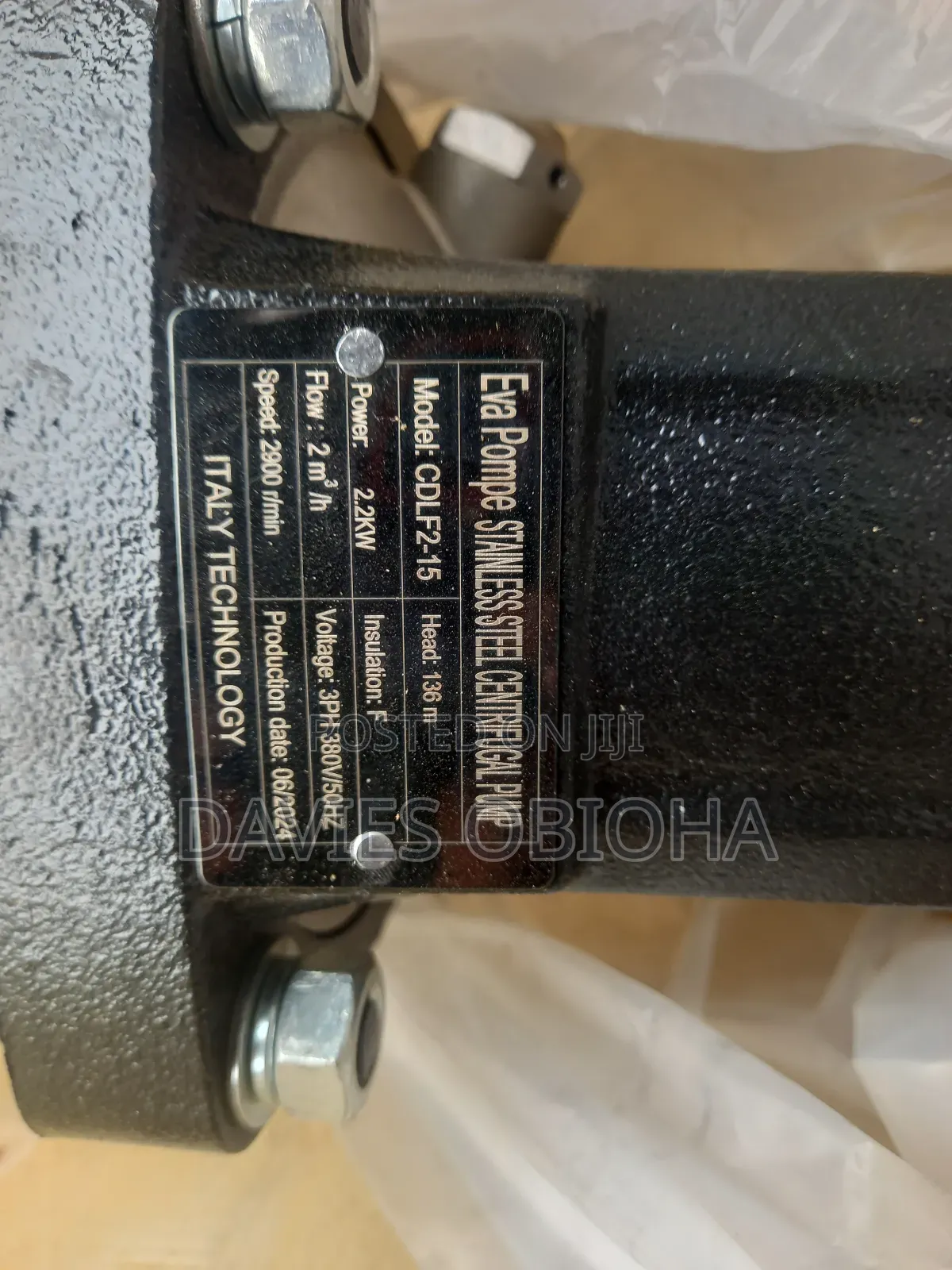 3hp Eva Vertical Pump