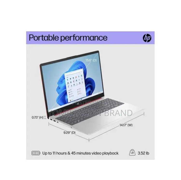 New Laptop HP 4GB Intel Pentium SSD 128GB