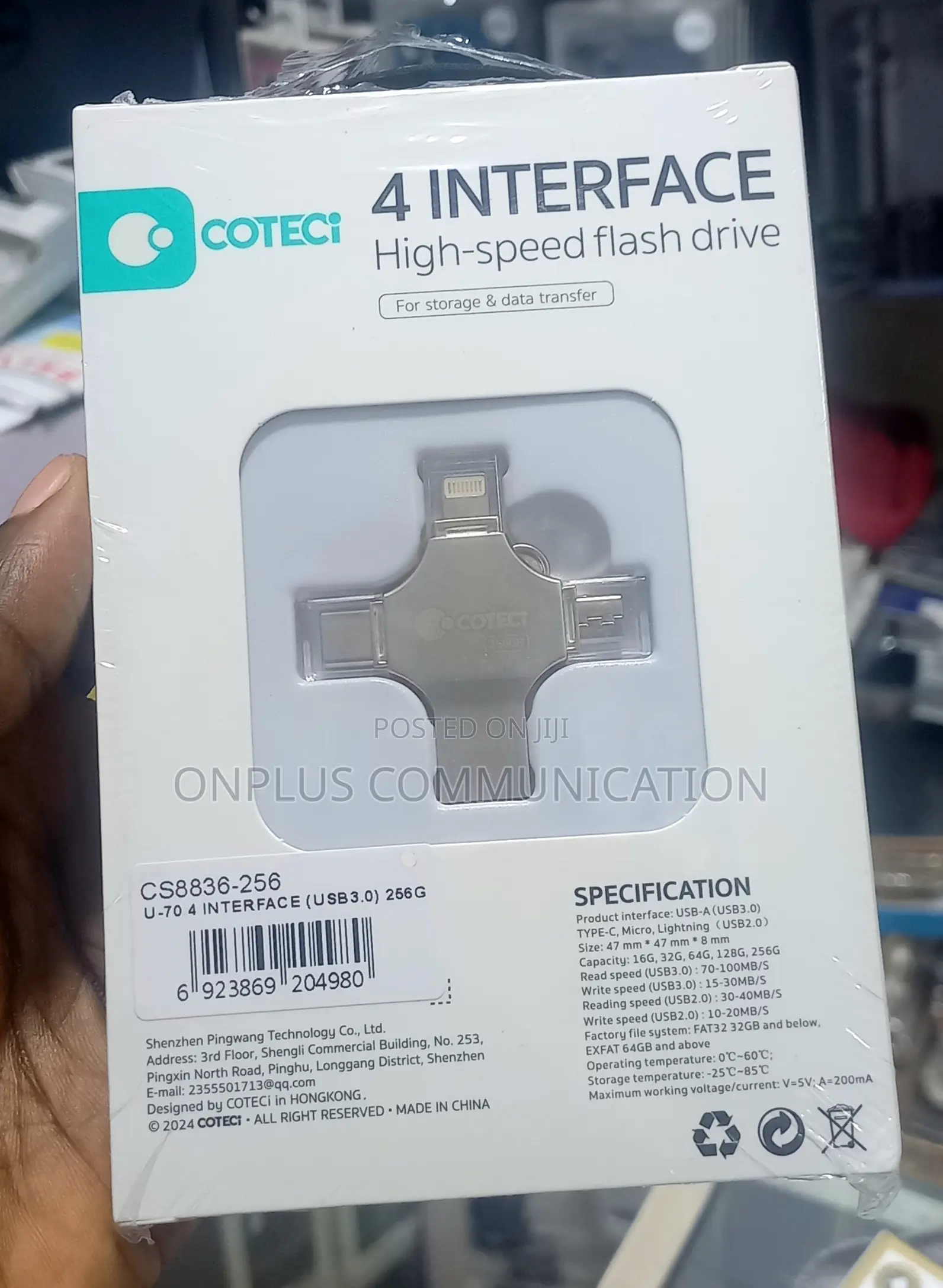 Coteci 4 Interface High-Speed Flash Drive 512gb