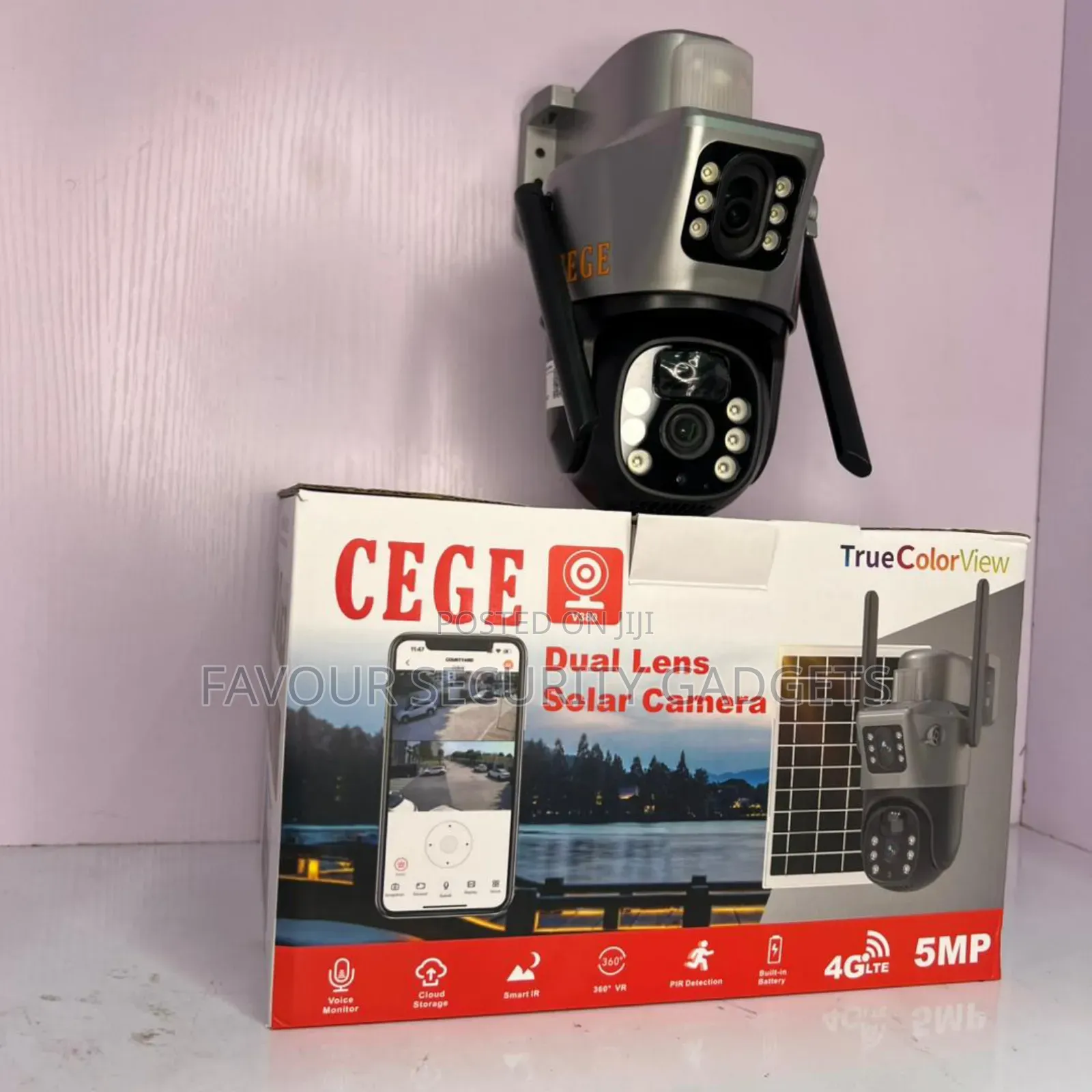 4g Dual Lens Solar Alert PTZ Camera