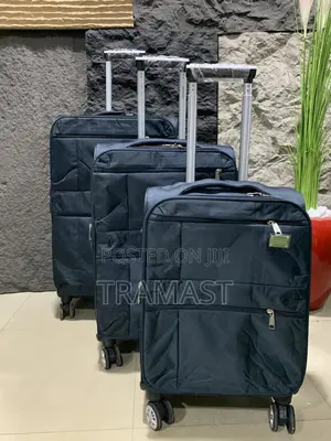 Seven Space Travel Luggage 3-set Deep Navy Blue Color