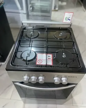 New Maxi 50cm Standing Gas Cooker Oven Blue Flame Warranty