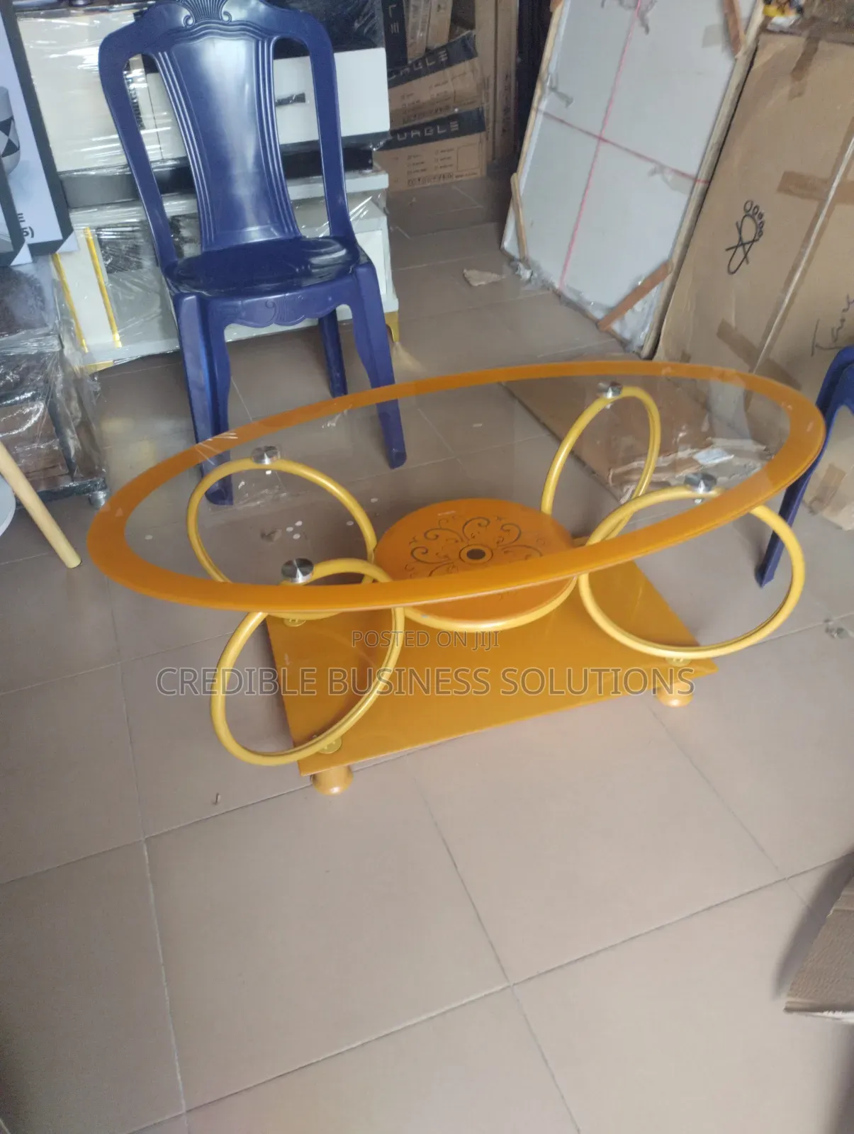 Executive Glass Centre Table