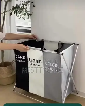 3 Pertition Laundry Basket