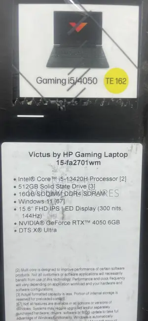 New Laptop HP Victus 15 16GB Intel Core i5 SSD 512GB