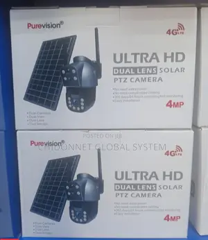 4g Dual Lens Ubox Solar 4mp+4mp