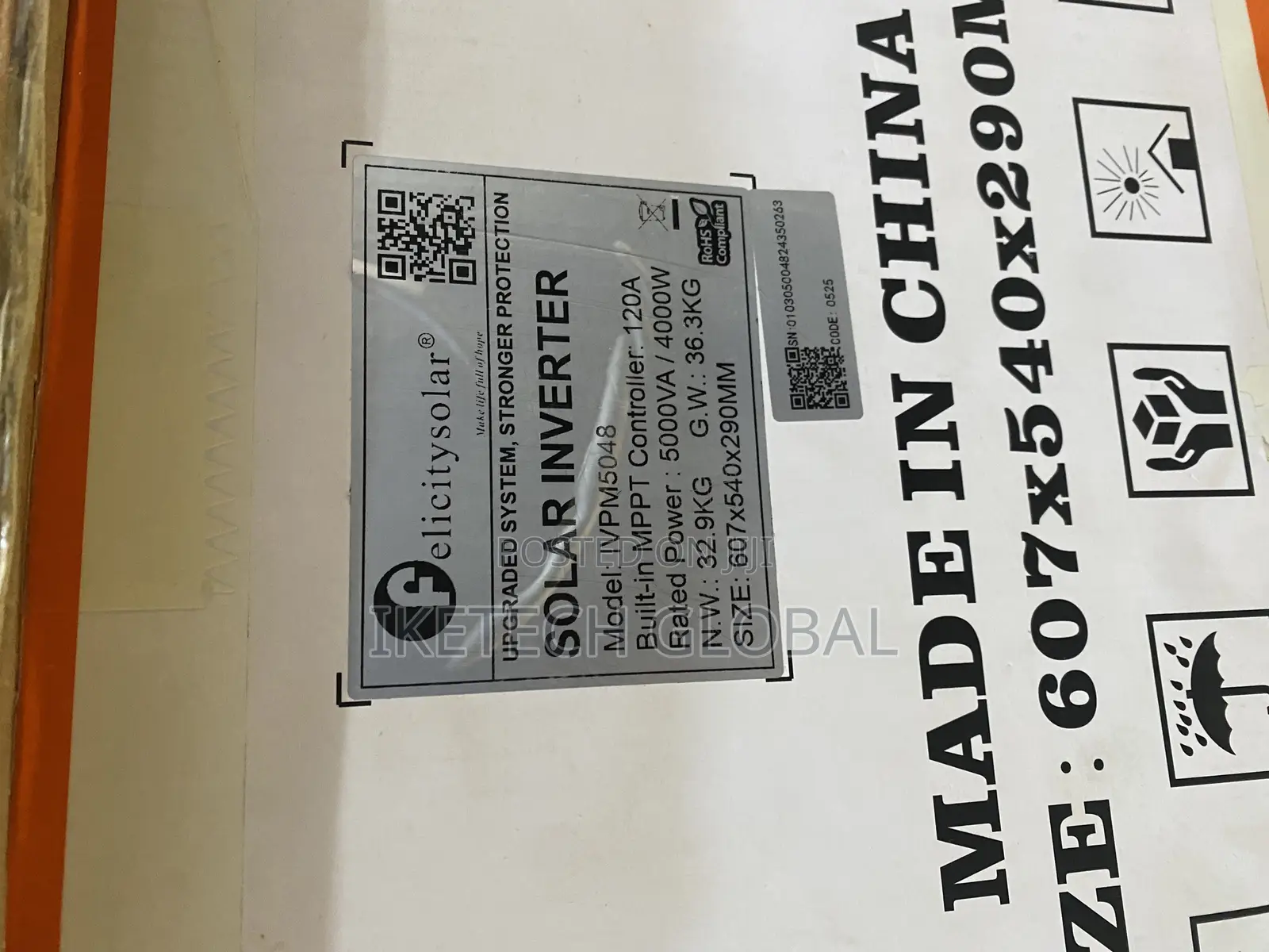Felicity 5kva/48v Ivpm Solar Inverter