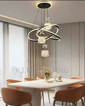 Chandelier 3 Drop Ball 2 Steps Zigzag Modern Design