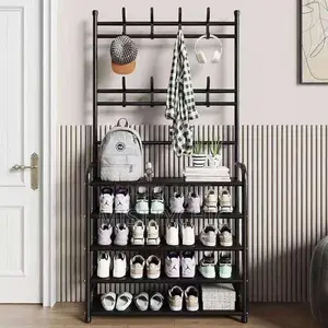 5 Layers Shoe Rack With Hanger