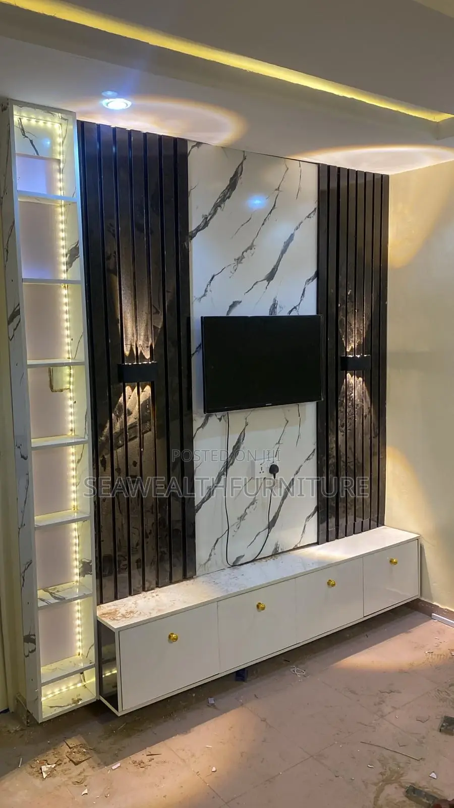 8ft by 8ft Tv Console Make at Request