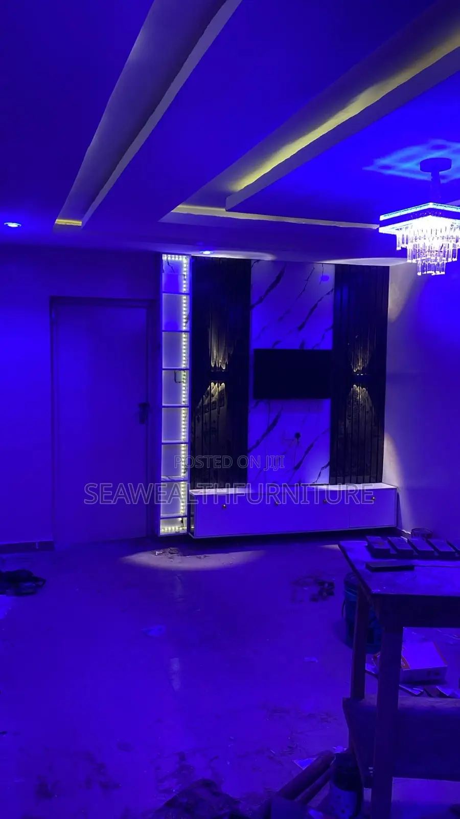 8ft by 8ft Tv Console Make at Request
