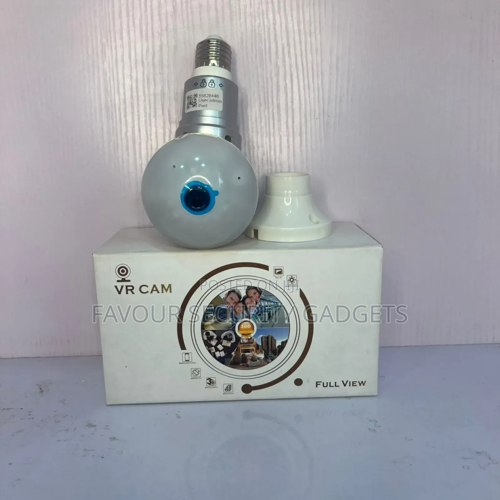 Wifi 3d Panoramic Bulb Camera